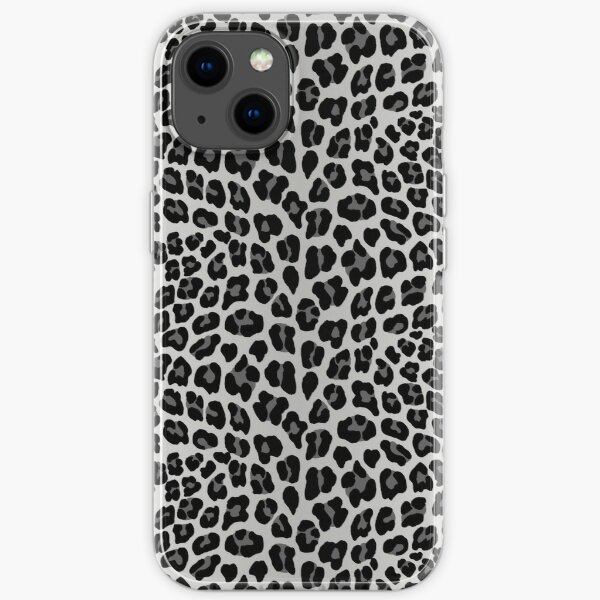 Snow Leopard print iPhone Soft Case RB1602 product Offical Leopard Print Merch