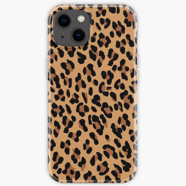 Tan Leopard Print  iPhone Soft Case RB1602 product Offical Leopard Print Merch