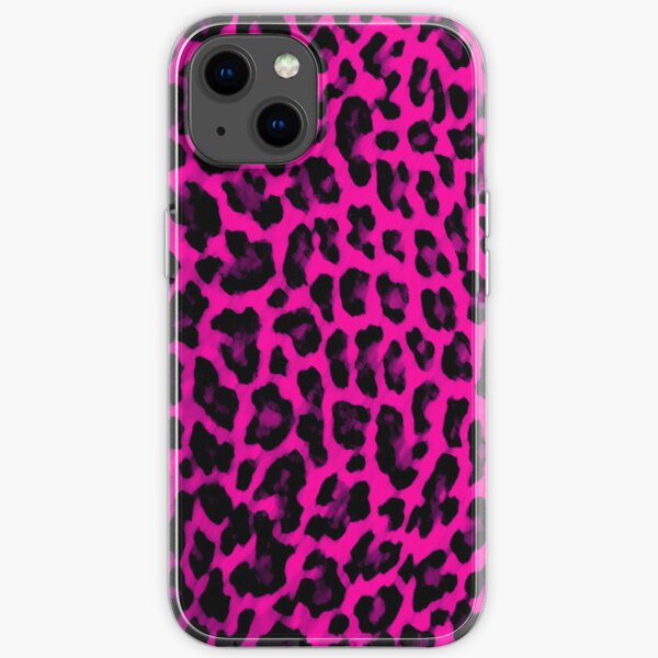 Hot Pink Leopard Print iPhone Soft Case RB1602 product Offical Leopard Print Merch