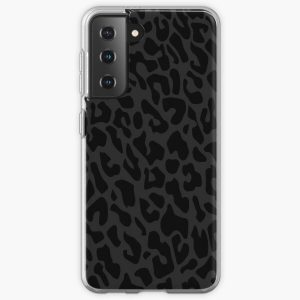black leopard print Samsung Galaxy Soft Case RB1602 product Offical Leopard Print Merch