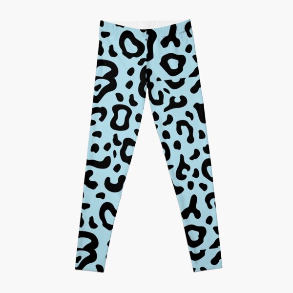 Leopard Print Skin - Light Blue - Design 2 Leggings RB1602 product Offical Leopard Print Merch