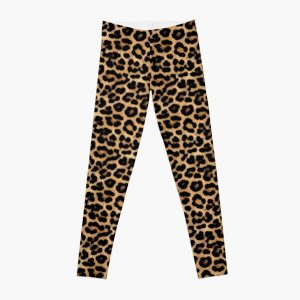 Leopard Print Fur Hide Spots Pattern Leggings RB1602 product Offical Leopard Print Merch