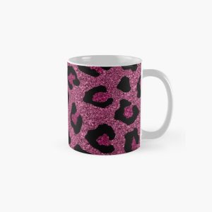 Pink Glitter Leopard Print Classic Mug RB1602 product Offical Leopard Print Merch