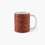 Orange Purple Leopard Print Classic Mug RB1602 product Offical Leopard Print Merch