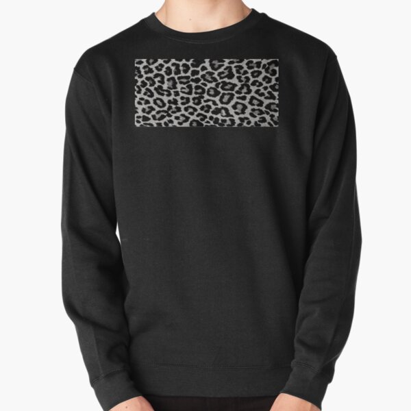 Leopard Print Skin - Black and White - Design 2 Pullover Sweatshirt RB1602 product Offical Leopard Print Merch