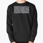 Leopard Print Skin - Black and White - Design 1 Pullover Sweatshirt RB1602 product Offical Leopard Print Merch