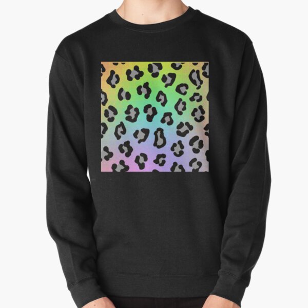 Rainbow Leopard Print Pullover Sweatshirt RB1602 product Offical Leopard Print Merch