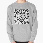 White Leopard pattern Pullover Sweatshirt RB1602 product Offical Leopard Print Merch