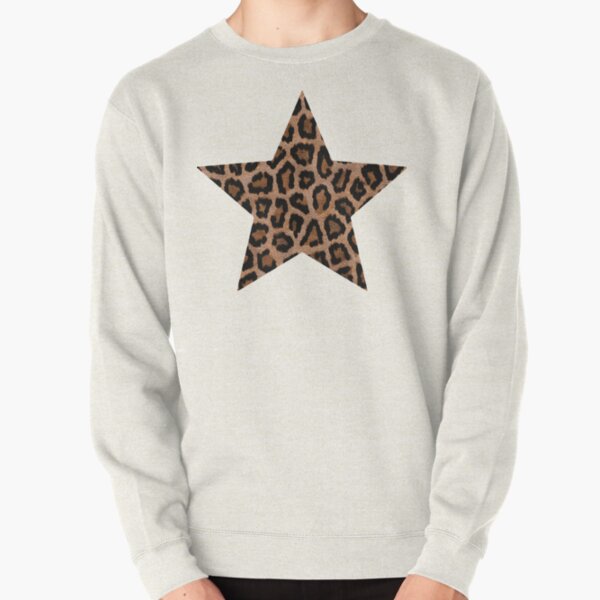 Leopard Print Pattern Star Shape Pullover Sweatshirt RB1602 product Offical Leopard Print Merch