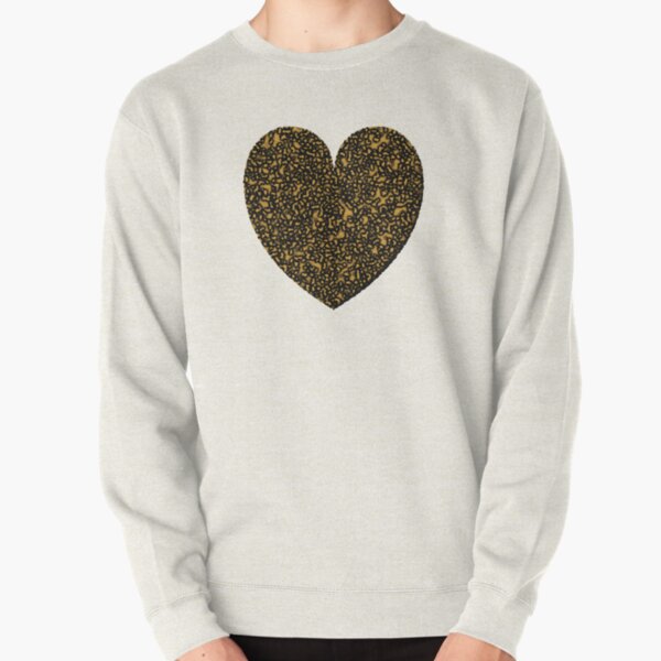 Heart with Leopard print   Pullover Sweatshirt RB1602 product Offical Leopard Print Merch