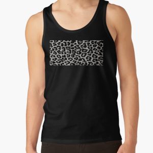 Leopard Print Skin - Black and White - Design 2 Tank Top RB1602 product Offical Leopard Print Merch