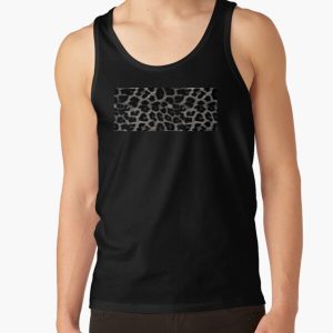 Leopard Print Skin - Black and White - Design 3 Tank Top RB1602 product Offical Leopard Print Merch