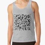 Leopard pattern on transparent background Tank Top RB1602 product Offical Leopard Print Merch