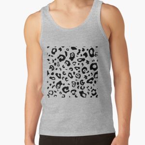 Leopard pattern on transparent background Tank Top RB1602 product Offical Leopard Print Merch