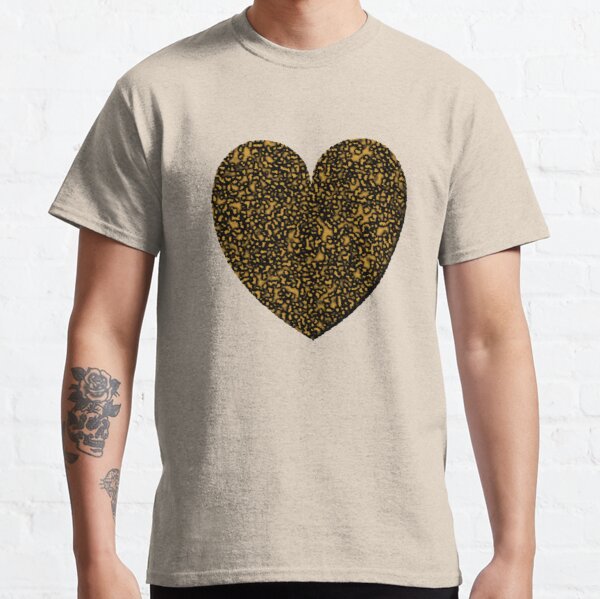 Heart with Leopard print   Classic T-Shirt RB1602 product Offical Leopard Print Merch