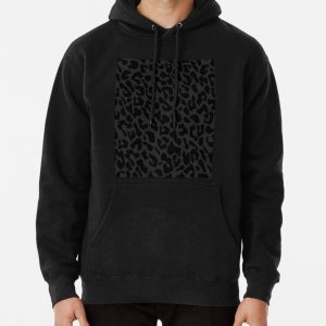 black leopard print Pullover Hoodie RB1602 product Offical Leopard Print Merch