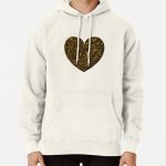 Heart with Leopard print   Pullover Hoodie RB1602 product Offical Leopard Print Merch