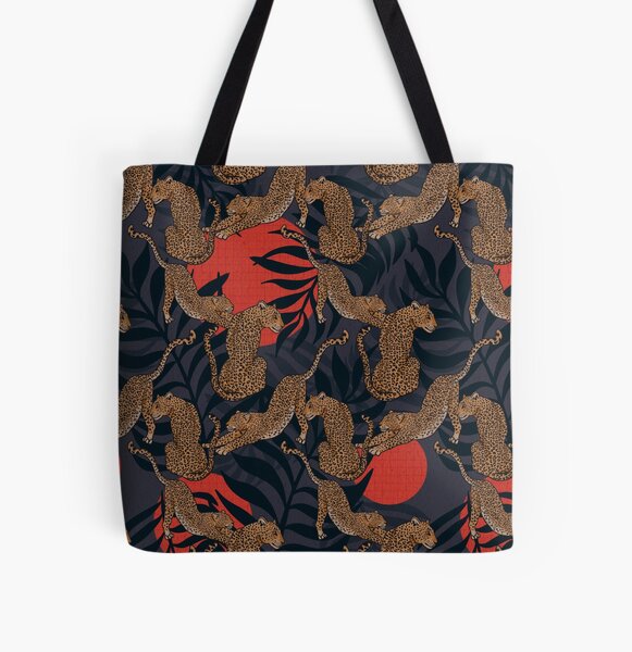 Leopard print with sun All Over Print Tote Bag RB1602 product Offical Leopard Print Merch