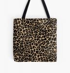 Leopard Print Traditional Colours All Over Print Tote Bag RB1602 product Offical Leopard Print Merch