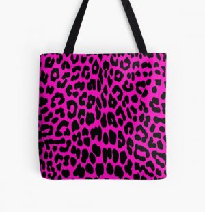 Leopard Pattern (pink) All Over Print Tote Bag RB1602 product Offical Leopard Print Merch
