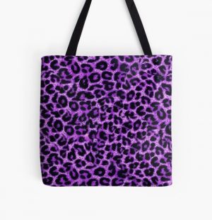 Purple Leopard Print All Over Print Tote Bag RB1602 product Offical Leopard Print Merch