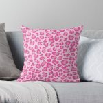 Pink Leopard Print  Throw Pillow RB1602 product Offical Leopard Print Merch
