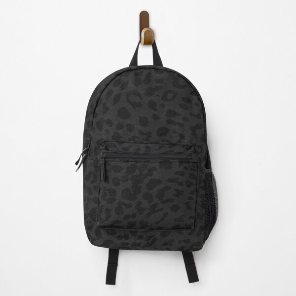 Black Distressed Cheetah Leopard Print Backpack RB1602 product Offical Leopard Print Merch