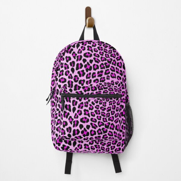 Pink leopard print Backpack RB1602 product Offical Leopard Print Merch