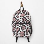 Pink  Leopard Spots Seamless Patterns Graphic Design. Backpack RB1602 product Offical Leopard Print Merch