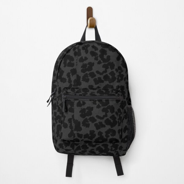 Black Leopard Print Backpack RB1602 product Offical Leopard Print Merch