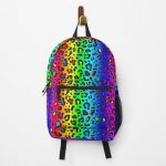 Double Rainbow Leopard Print All Over Animal Pattern Backpack RB1602 product Offical Leopard Print Merch