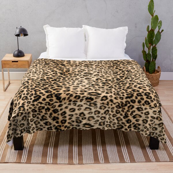 Leopard Faux Fur Throw Blanket RB1602 product Offical Leopard Print Merch