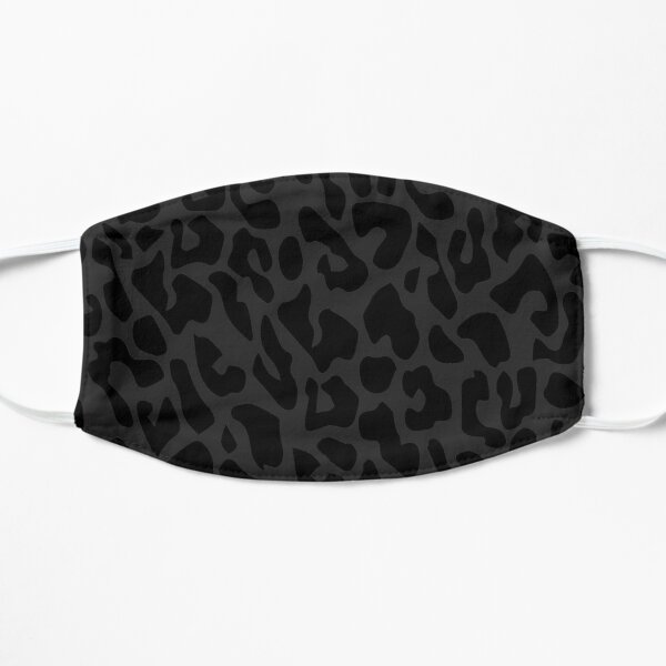 black leopard print Flat Mask RB1602 product Offical Leopard Print Merch