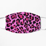 Hot Pink Leopard Print  Flat Mask RB1602 product Offical Leopard Print Merch